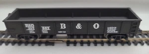 Trix Austria B&O 602 B&O 257 Black Gondola N scale - Picture 1 of 6