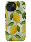 NEW! Watercolor Lemon Pattern Tough Phone Case For iPhone