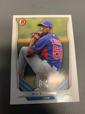 2014 CJ CARL EDWARDS JR BOWMAN BASEBALL ROOKIE CARD RC #TP-72 CHICAGO CUBS 