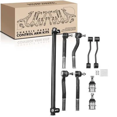 9x Eslabones de barra estabilizadora delantera y extremo de barra de amarre para Jeep WJ Grand Cherokee 1999-2004 Foto 1 de 4