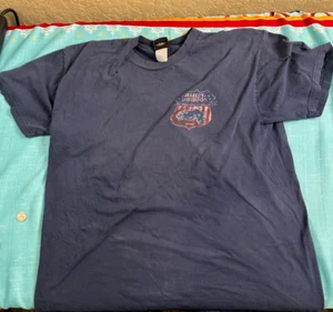 Harley Davidson Las Vegas, NV T-Shirt Adult Size XL Blue Vintage See Pics - Picture 1 of 10