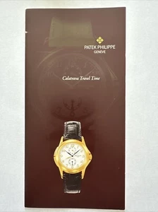 Patek Philippe Travel Time Instruction Manual Rare 5134 - Picture 1 of 2