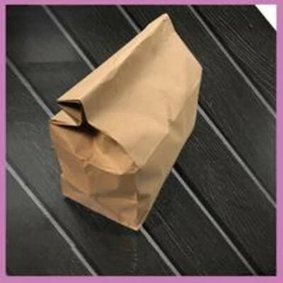 Takeaway (250 per Pack) Brown SATCHEL Bag 70gsm,NOT BLOCK BOTTOM.Grab and Go Bag