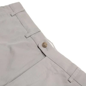Hiltl NWT Chinos / Casual Pants Size 36 US Dayne Solid Gray Cotton Blend - Picture 1 of 14