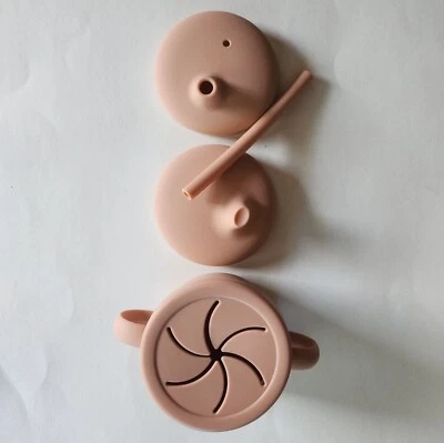 Taza para beber/entrenamiento/meritivos de melocotón 8,5 oz Baby Shower Foto 1 de 4