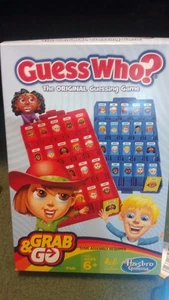Hasbro Gaming Guess Who? Grab & Go Portable Travel Board Game Ages 6+ 2 Player - Picture 1 of 7