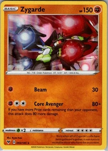 Zygarde 093/185 Holo Holo Rare SWSH04: Vivid Voltage NM - Picture 1 of 2