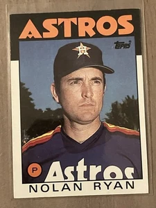 Nolan Ryan 1986 Topps Player Card. Houston Astros - Picture 1 of 2