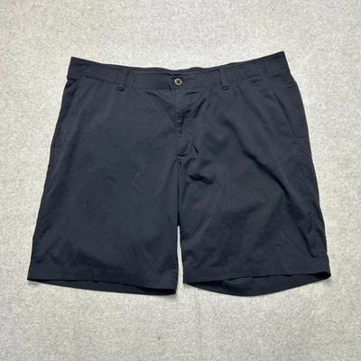 Under Armour Match Play Golf Shorts Mens 42 Black 10" Stretch Performance Casual - Image 1 of 4