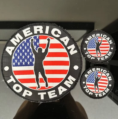 Set of 3 American Top Team BJJ Embroidery Patches BJJ Gi Patches BJJ for Kimonos - Image 1 of 4
