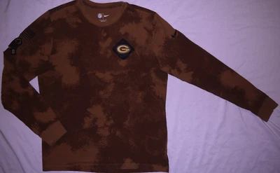 Camiseta oficial para mujer NIKE Salute to Service Sideline NFL PACKERS L/S talla L Foto 1 de 4