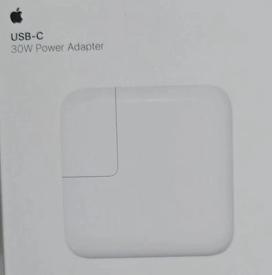 Genuine Apple 30W USB-C UK Power Adapter Fast Charger for iPhone iPad & MacBook - Image 1 of 4