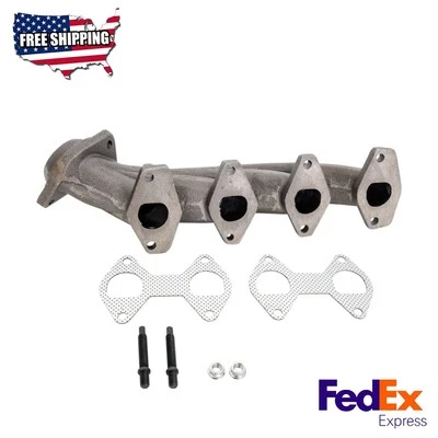 Colector de escape lado pasajero compatible con 04-09 Ford F-150 Expedition F-250 F-350 Foto 1 de 4