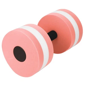 Mancuerna flotante de agua de espuma redondeada ecológica equipo de fitness (rosa blanco - Imagen 1 de 11