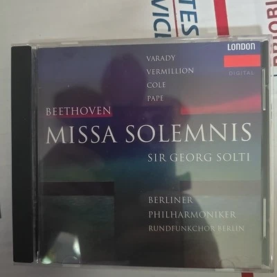 Beethoven: Missa Solemnis, Opus #123; Sir Georg Solti -CD, 1995, MINT condition Foto 1 de 4