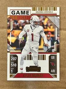 Kyler Murray 2024 Panini Contenders #3 Bronze Game Ticket - Bild 1 von 2