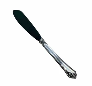 Oneida Sterling Handled Damask Rose Master Butter Knife Spreader - Picture 1 of 10