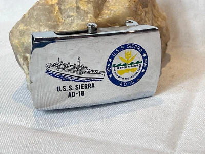 复古美国 Sierra AD-18皮带扣军事风格二战海军驱逐舰招标 — 第 1/4 张图片