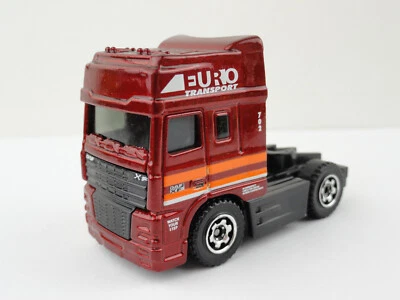2010 Matchbox 10-Pack Exclusive DAF XF95 Space Cab (Red Euro Transport) - LOOSE - Image 1 of 4