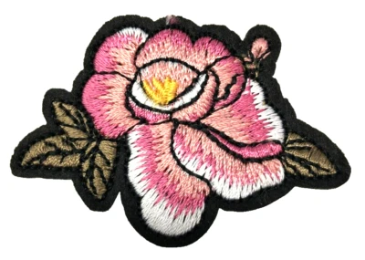 Patch Sew On Clothing Backpacks Hats Jackets CLASSIC WHITE FLOWER CRAFTS A366 - Image 1 of 3