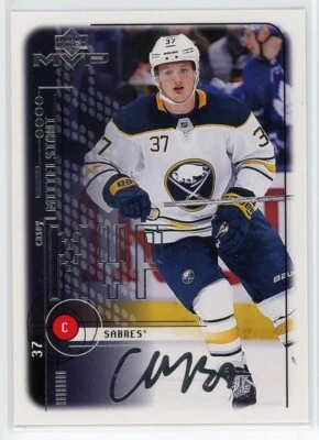 2018-19 Upper Deck MVP Hockey Casey Mittelstadt 20th Anniversary Silver Script - Image 1 of 2