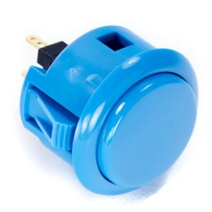 Sanwa Push Button OBSF-30-B - GENUINE product - Arcade Controller - Picture 1 of 2
