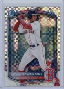 2025 Topps Bowman Franklin Arias BCP-67 1st Bowman X Fractor - Picture 1 of 2
