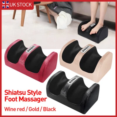Foot Leg Massager Machine Shiatsu Kneading Pain Relief Blood Circulation Booster