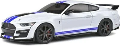 Ford Mustang Shelby GT500 Fast Track Racing 2020 in  white 1:18 scale, Solido - Image 1 of 4