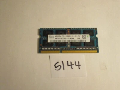 SK Hynix 4Gb 1600Mhz PC3-12800 DDR3 SODIMM laptop memory RAM (5144) - Image 1 of 2