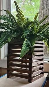 USA MADE, Original, Handmade Planter for Plants, etc.  Slats/Slatted Planters - Picture 1 of 7