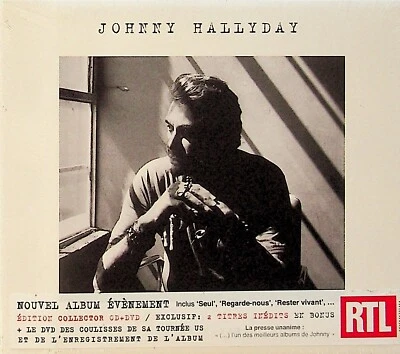 Johnny Hallyday -Rester Vivant -Collectors Edition CD & DVD 2014 *SEALED READ*  - Image 1 of 2