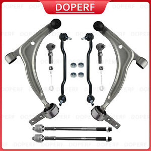 FOR NISSAN ALTIMA MAXIMA 8PC FRONT LOWER CONTROL ARMS SWAY BARS SUSPENSION KIT