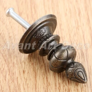 39mm*27mm Tower Shape Cabinet Knobs Gift Jewelry Box Drawer Wardrobe Pull Handle - Picture 1 of 12