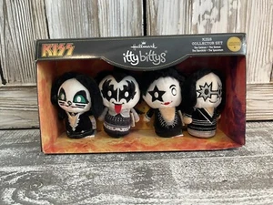 Hallmark Itty Bittys KISS Rock Band Collector Set of 4 Bitty Gene Ace Paul Peter - Picture 1 of 9