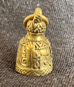 DIVINITE ECLIPSE BOUDDHA statuette figurine laiton amulette Cambodge b42 - Picture 1 of 4