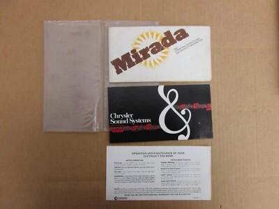 1980 Dodge Mirada owners manual ORIGINAL literature book - Изображение 1 из 4