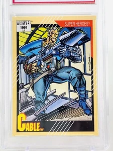 1991 Impel Marvel Universe X-MEN CABLE EMC 10 Super heroes - Picture 1 of 6