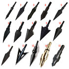6/12Pcs Hunting Broadheads Screw-in Points for Compound/Recurve Bow Crossbow