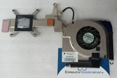 HP Pavilion DV6000 DV6300 DV6436NR AMD CPU Cooling Heatsink & Fan 431448-001 - Image 1 of 2