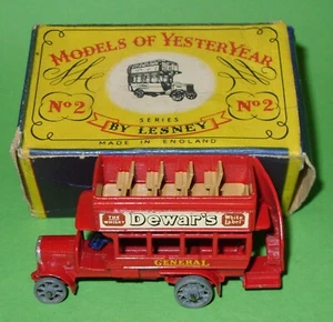 Matchbox Yesteryear / Y2 1911 B Type London Bus in Type A Box - Picture 1 of 12