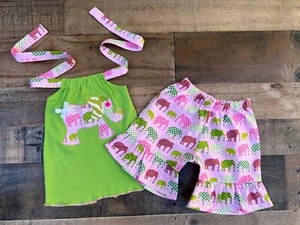 Elephant Zoo Summer Short Outfit - Picture 1 of 1