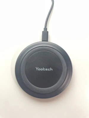 YooTech 10W Wireless Charging Pad With Cord - iPhone, Samsung Galaxy, AirPods - Image 1 of 4