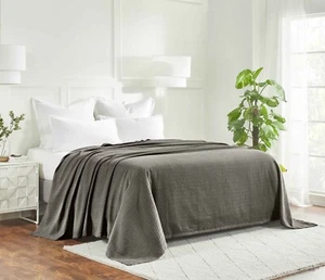 Diamond Weave Modern Classic Geometric All-Season Cotton Blanket Or Throw - Picture 1 of 171