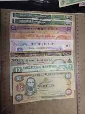  Assortiment de 10 billets anciens d'Amérique centrale et du Sud 041824-3