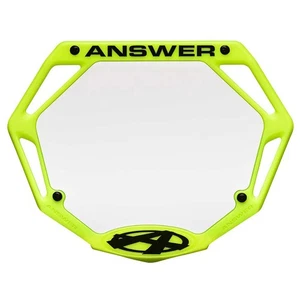 AnswerBMX 3D Nummernschild, Pro - Flo gelb - Bild 1 von 1