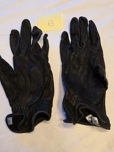 B Damen Handschuhe schwarz ungefüttert Reitsport Reiten Fahr Größe 7,5 gebraucht - Bild 1 von 9