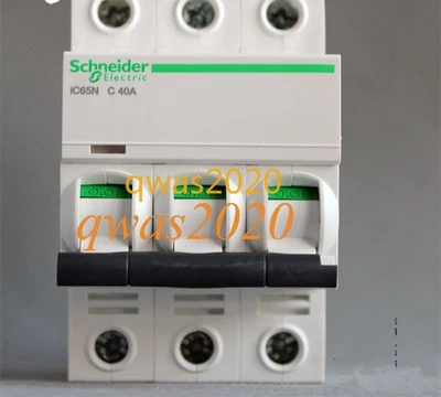 1PC NEW Schneider IC65N 3P C40A Breaker - Image 1 of 3