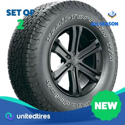 Juego de (2) Nuevo 255/65R17 BFGoodrich Trail-Terrain T/A 110T Foto 1 de 4