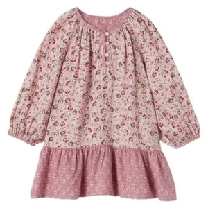 Vestido Boho Campesino Floral Rosa Zara Niña 2-3 años - Imagen 1 de 8